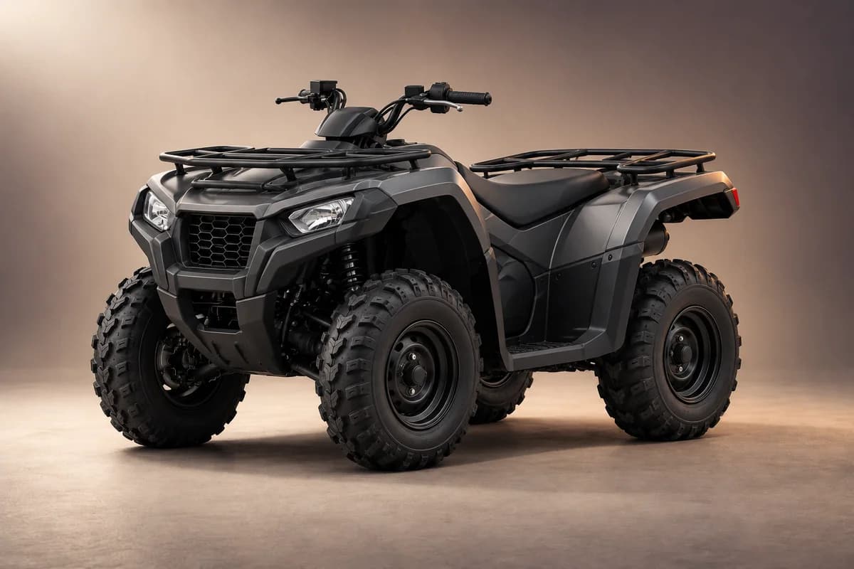 AI-generated representative atv & quad studio illustration using the CFMoto cforce 450 model family; actual model, transmission, seating, trim and color require operator confirmation